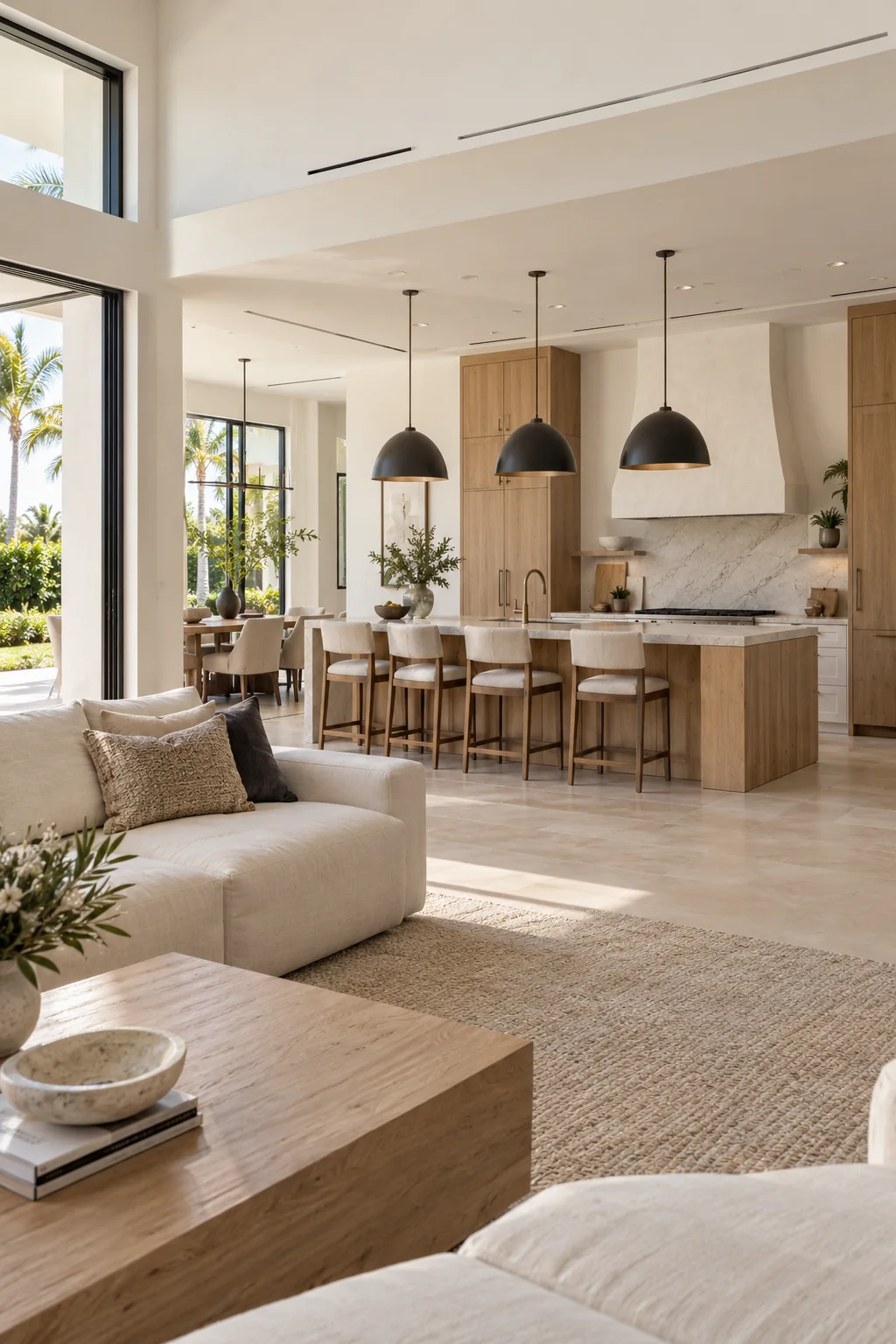 AI concept of a complete home renovation